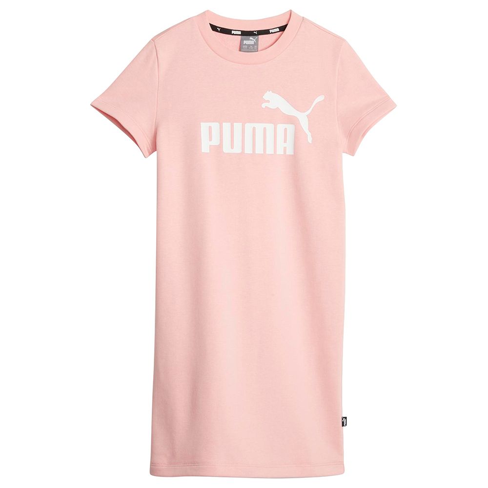 Puma - Girls Essential Logo Tee Dress - Peach Smoothie