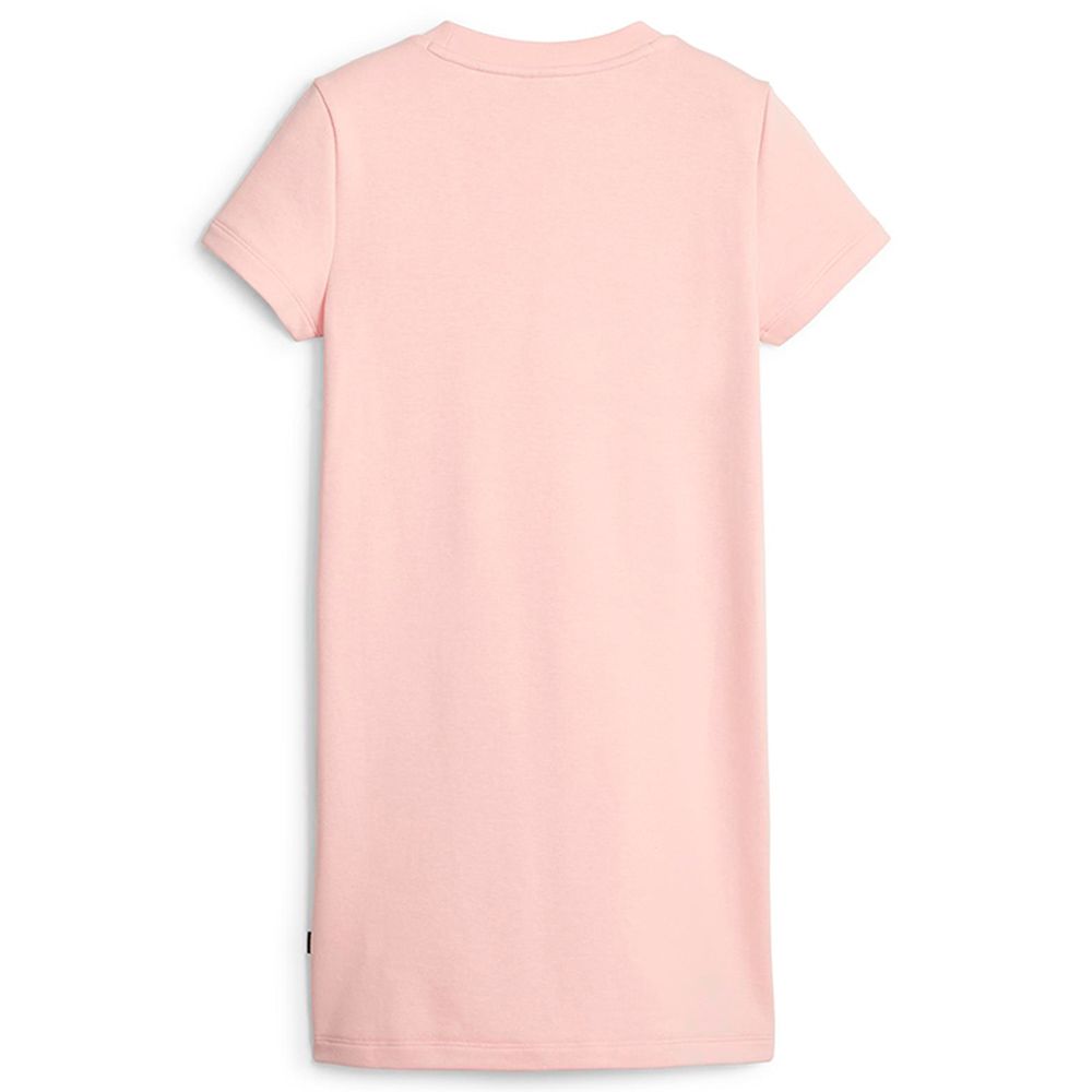 Puma - Girls Essential Logo Tee Dress - Peach Smoothie