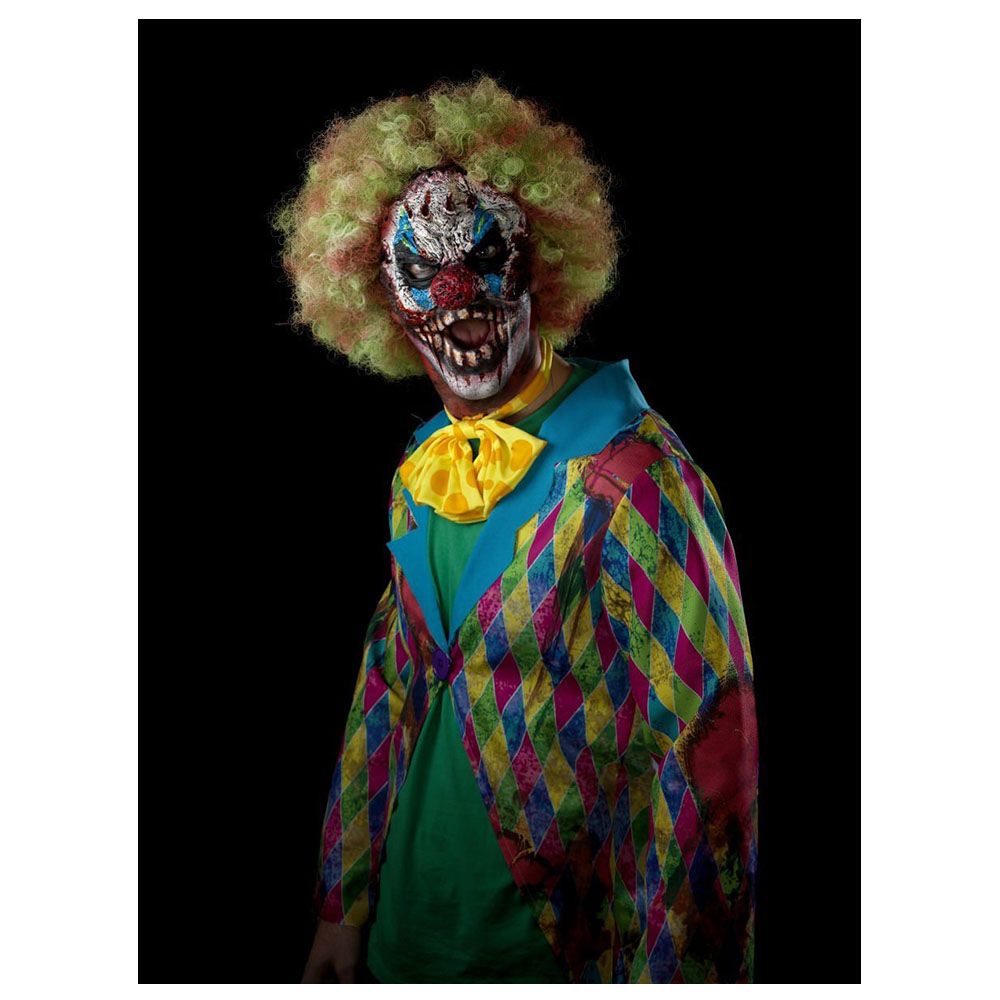 Smiffys - Foam Latex Clown Head Prosthetic With Adhesive