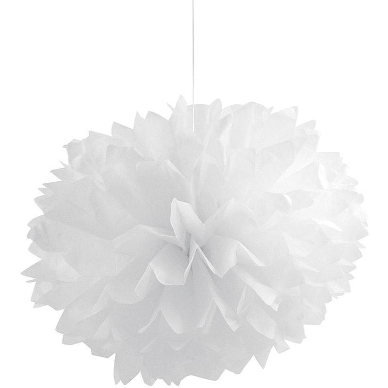 Creative Converting - Fluffy Tissue Balls White