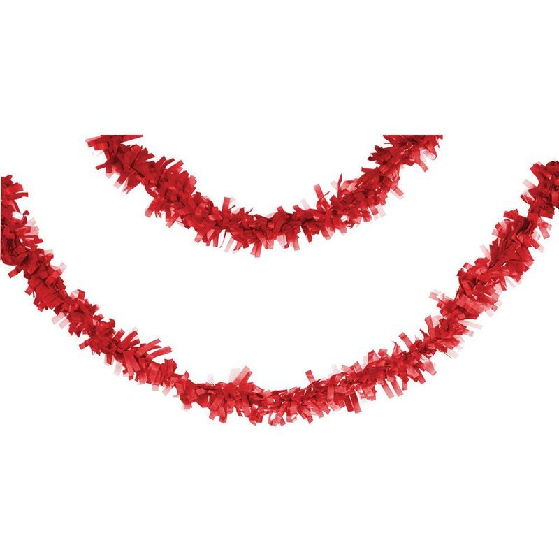 Creative Converting - Tissue Fringe Garland Classic Red 25ft