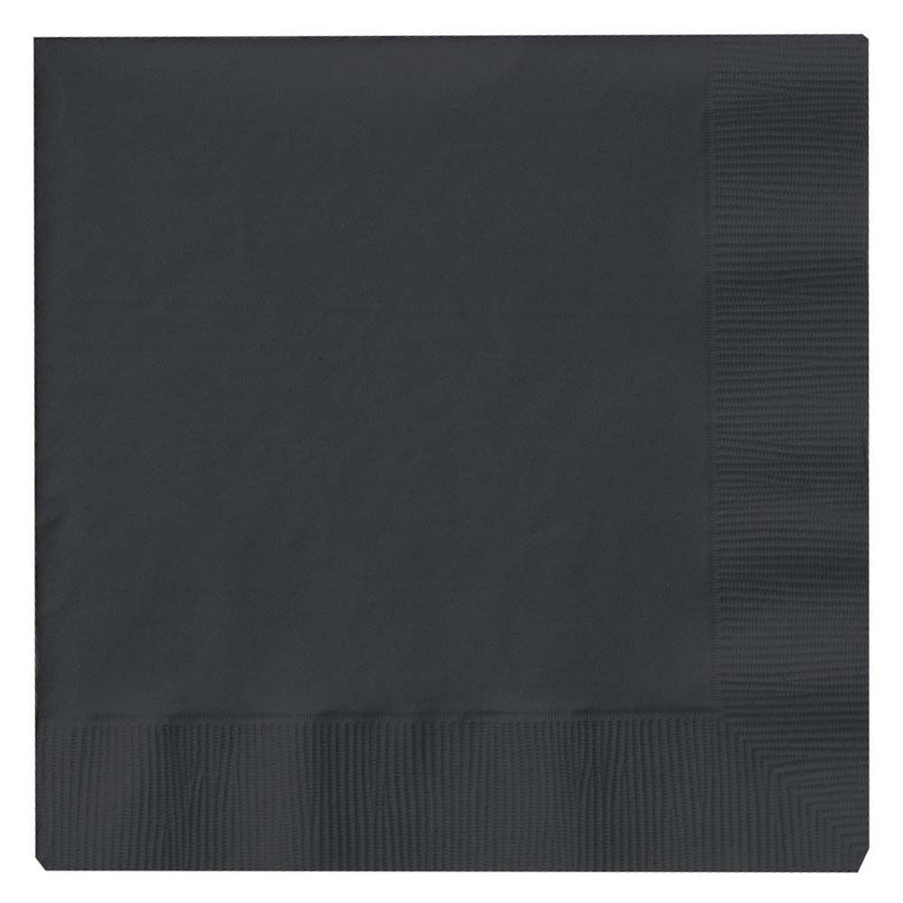 Party Zone - Luncheon Napkins 50pcs - Black Velvet