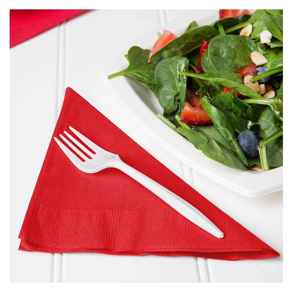 Party Zone - Luncheon Napkins 50pcs - Classic Red