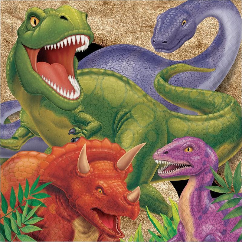 Creative Converting - Dino Blast Lucheon Napkins 7in 16pcs