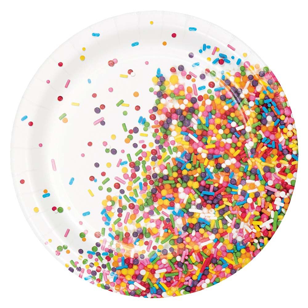 Party Zone - Sprinkles Luncheon Plates 7" 8pcs