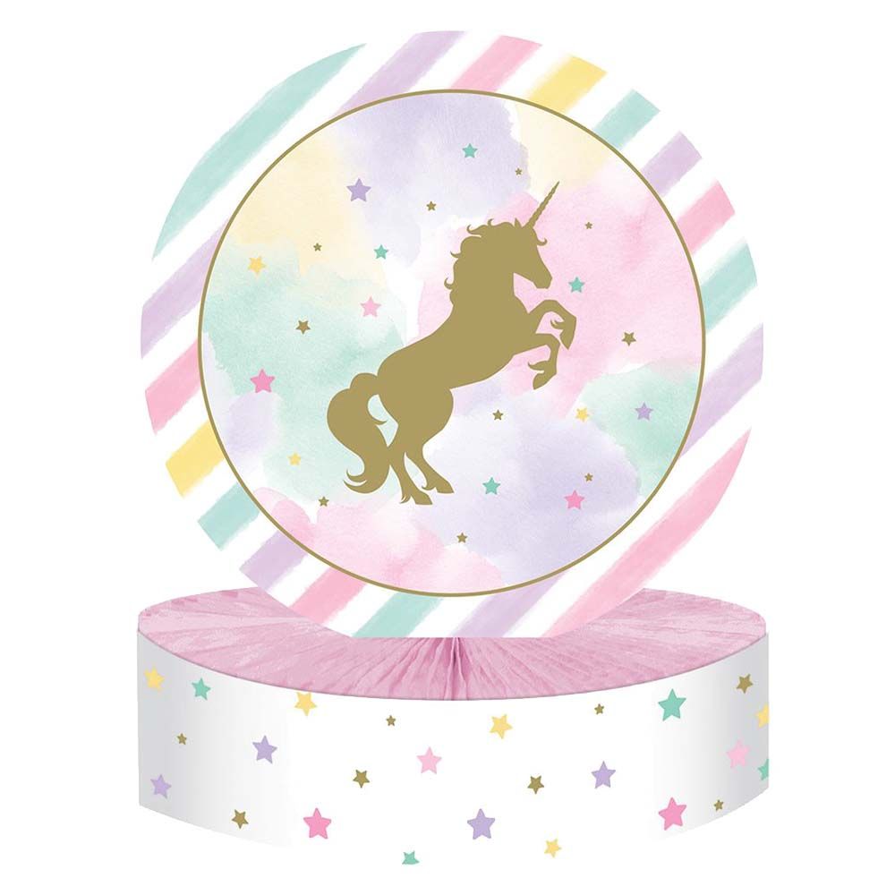 Party Zone - Unicorn Sparkle Centrepiece Honeycomb