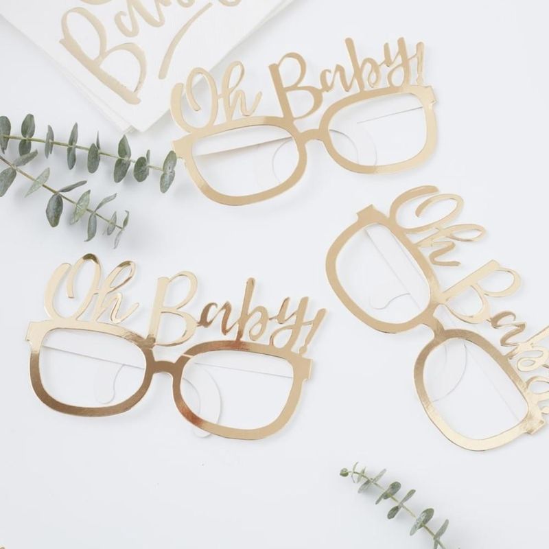 Ginger Ray - Oh Baby Fun Glasses 8pcs