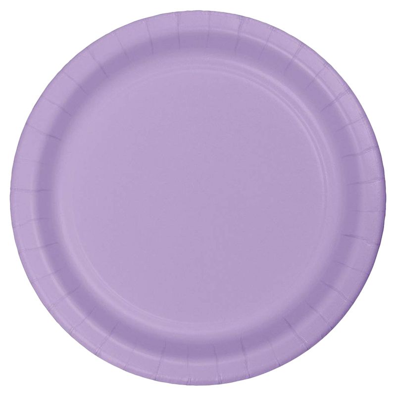 Creative Converting Touch Of Color Plate 7" Lavender 24pcs