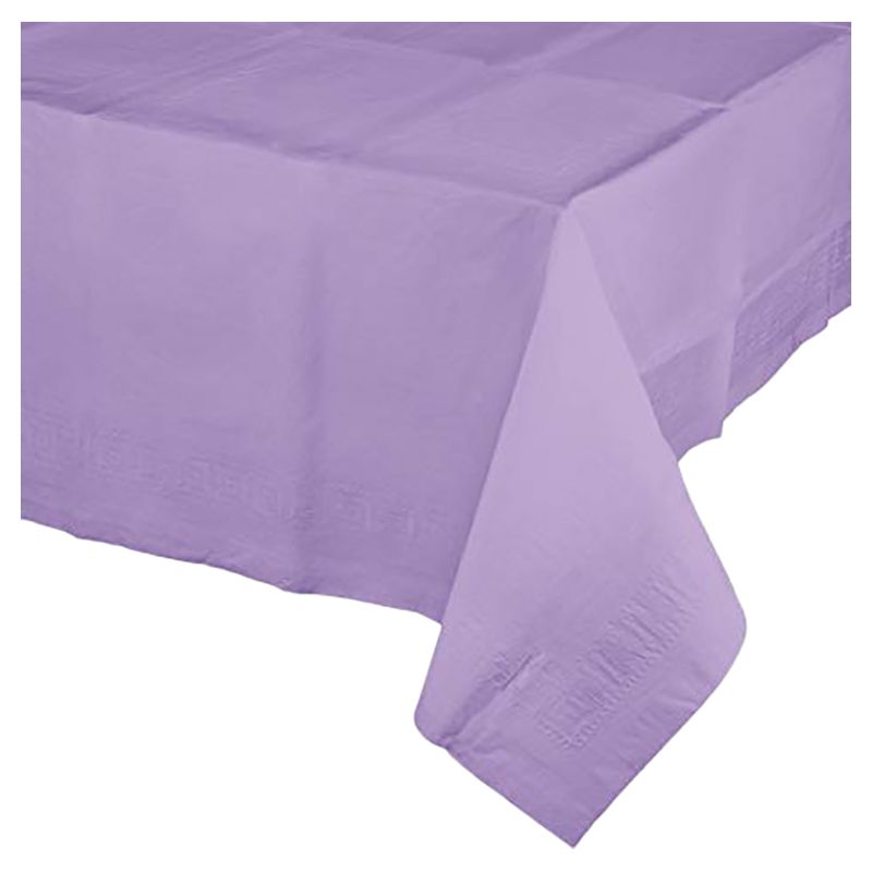 Creative Converting Touch Of Color Table Cover Lavender 1pc