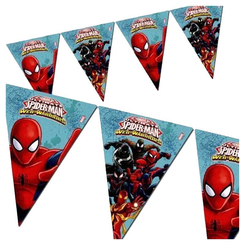 Procos Ultimate Spiderman Web Warriors Triangle Flag Banner