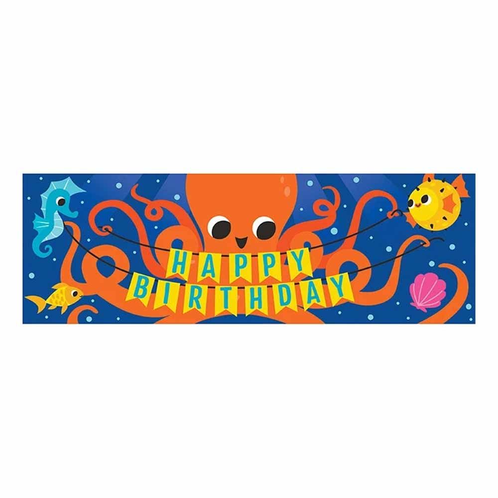 Creative Converting - Ocean Celebration Party Banner 60 x 20 Inch