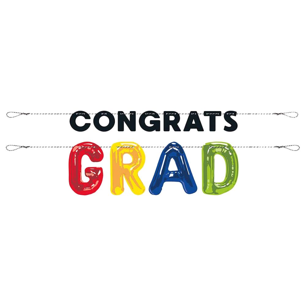 يونيك - زينة حفلات - Congrats Grad - عدد 2