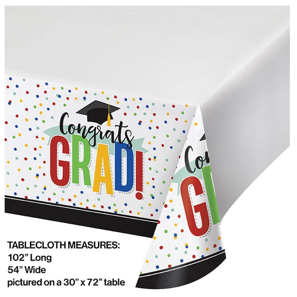 Creative Converting - Colorful Grad Paper Table cover