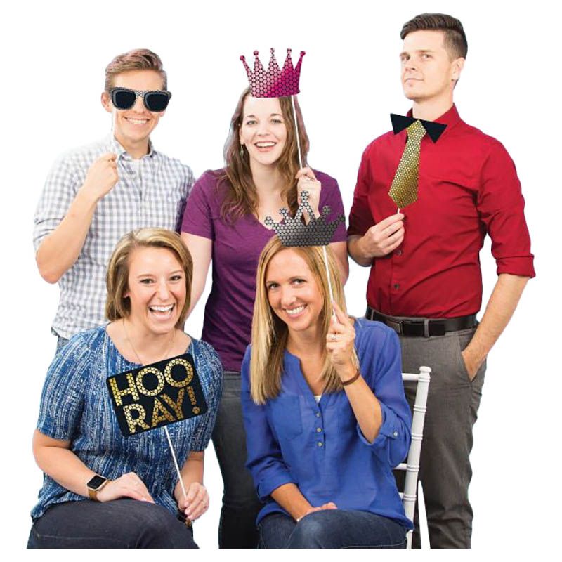 Creative Converting - Grad Adventure Photo Booth Props Pack of 10