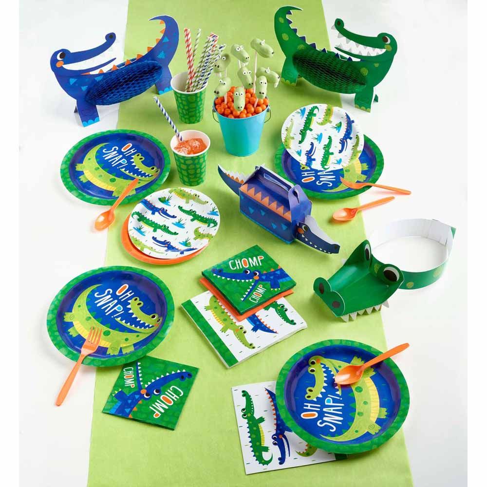 Creative Converting Alligator Party Paper Plates 7 Inch Pack of 8