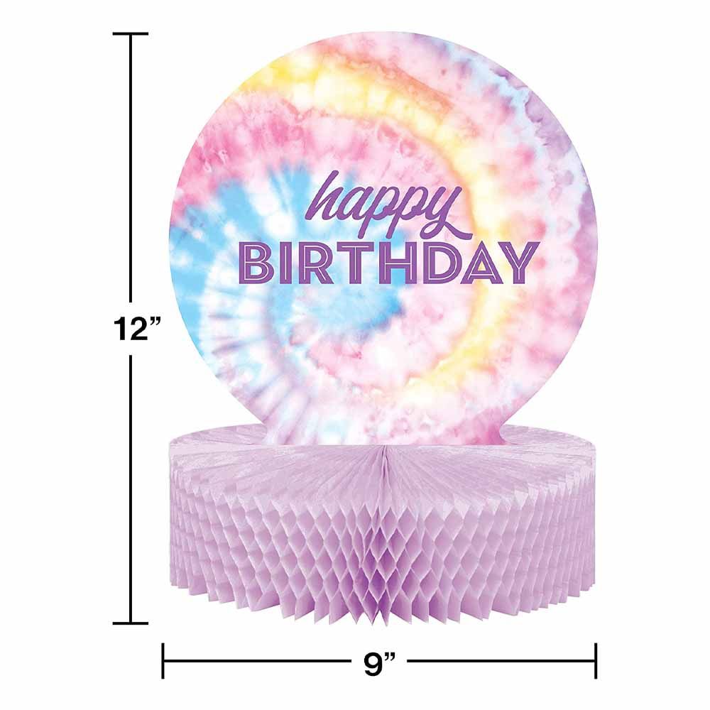 Creative Converting - Tie Dye Party Honeycomb Centrepiece 12 Inch