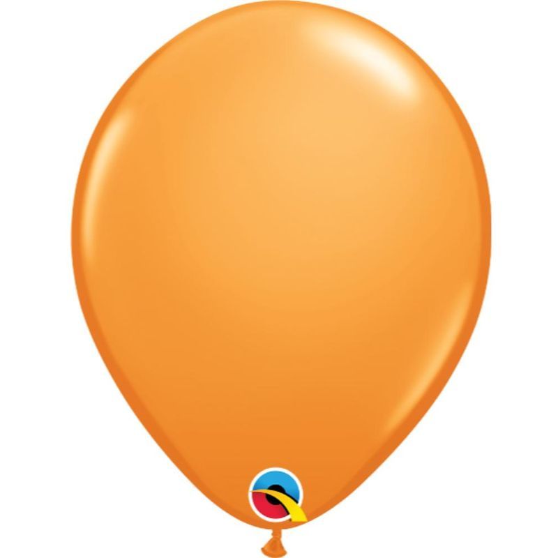 Qualatex - Standard Colours 11in Orange Latex Balloon 6pcs