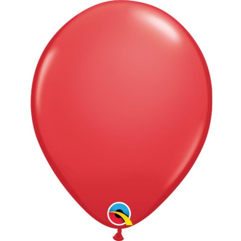 Qualatex - Red 11in Latex Balloon 6pcs