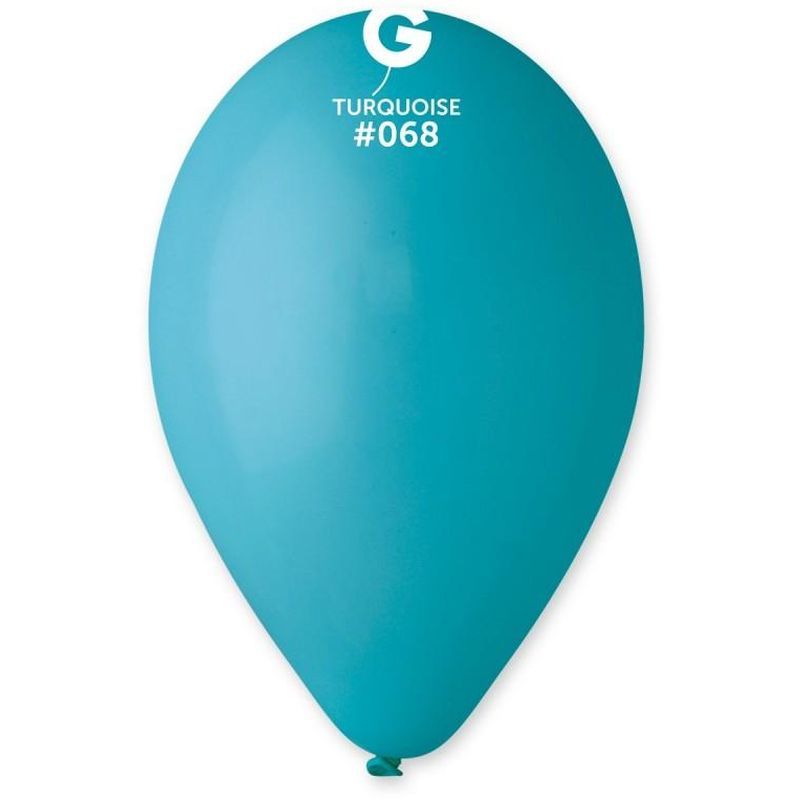 Gemar - 12inStandardLatex Turquoise Color Balloon 100pcs