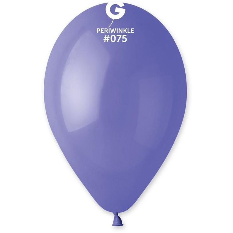 Gemar - 12inStandardLatex Periwinkle Color Balloon 100pcs