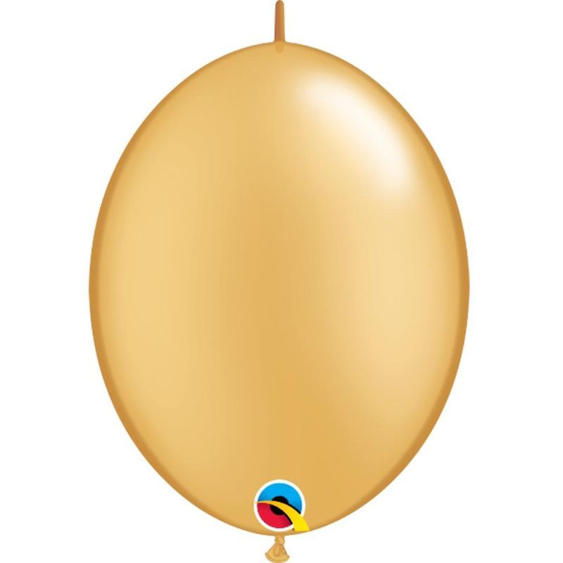 Qualatex - 12in Qlink Gold Latex Balloon 50pcs