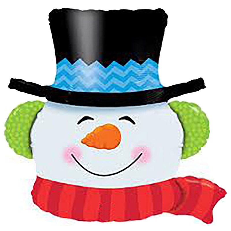 Qualatex - Smilin Snowman 36" Foil Balloon