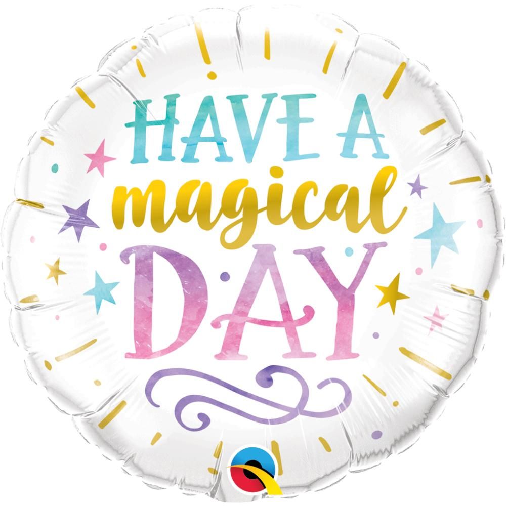 كوالاتيكس - بالون دائري -Have A Magical Day - 18 انش