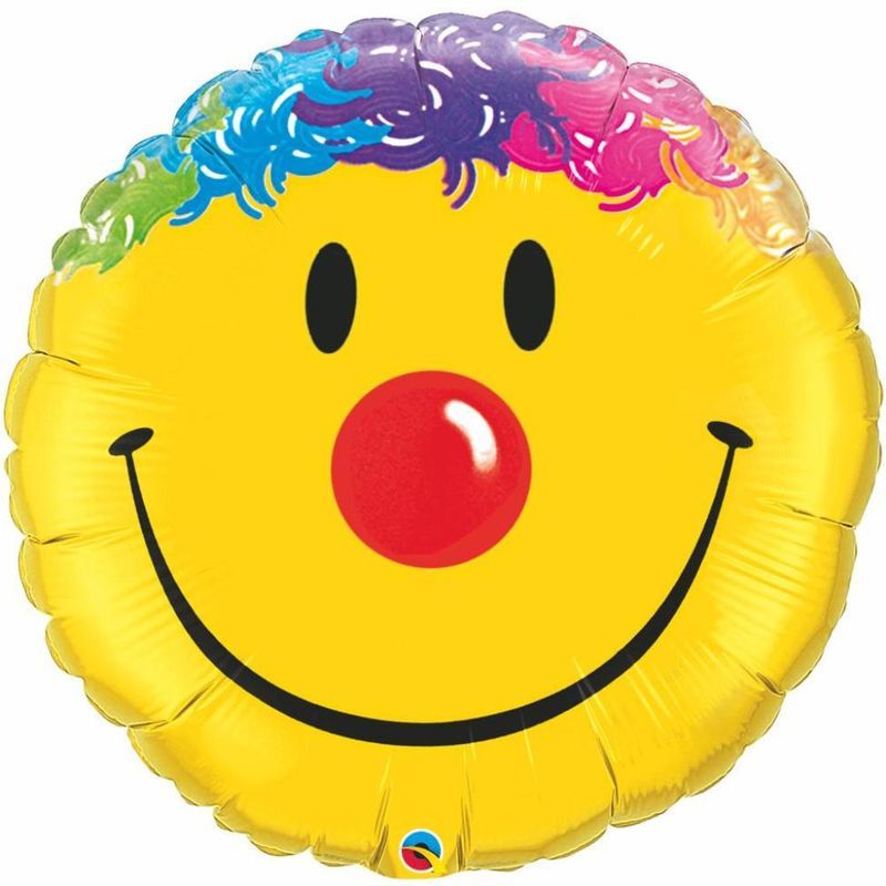 Qualatex - 36In Round Smile Face Foil