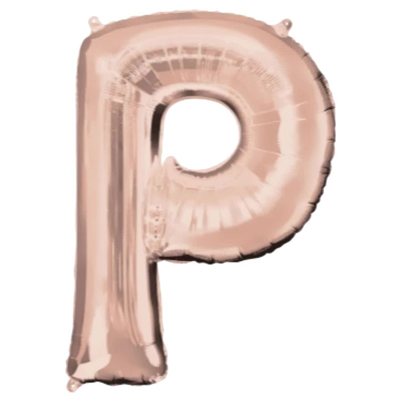 Anagram - Letter P Rose Gold Foil Balloon 40