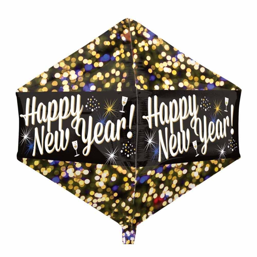 Anagram - Happy New Year Celebration Anglez Balloon 53 x 43 cm