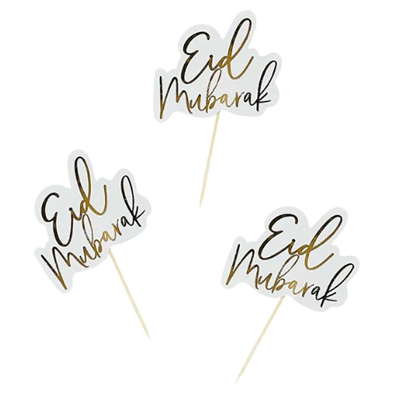 Hootyballoo - Eid Food Picks Gold Foiled - 12pcs