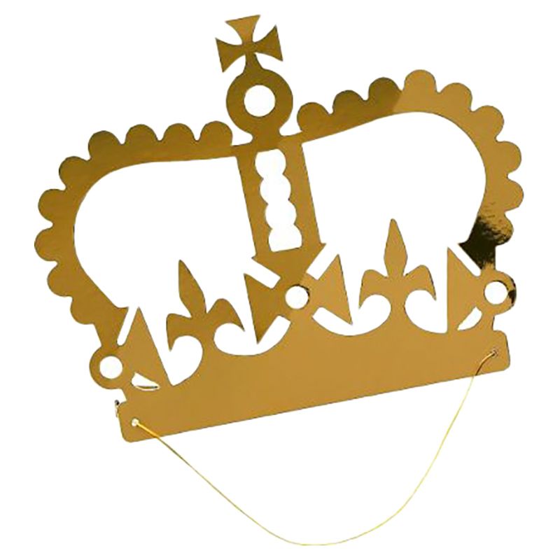 Hootyballoo - Party Card Crowns - 10pcs - Gold