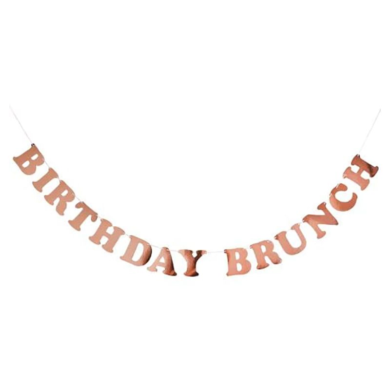 Hootyballoo - 'Birthday Brunch' Banner - 2m 