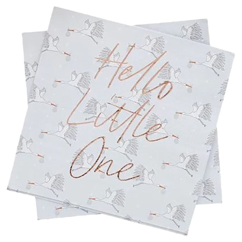 Hootyballoo - Hello Little One Napkin - 20pcs