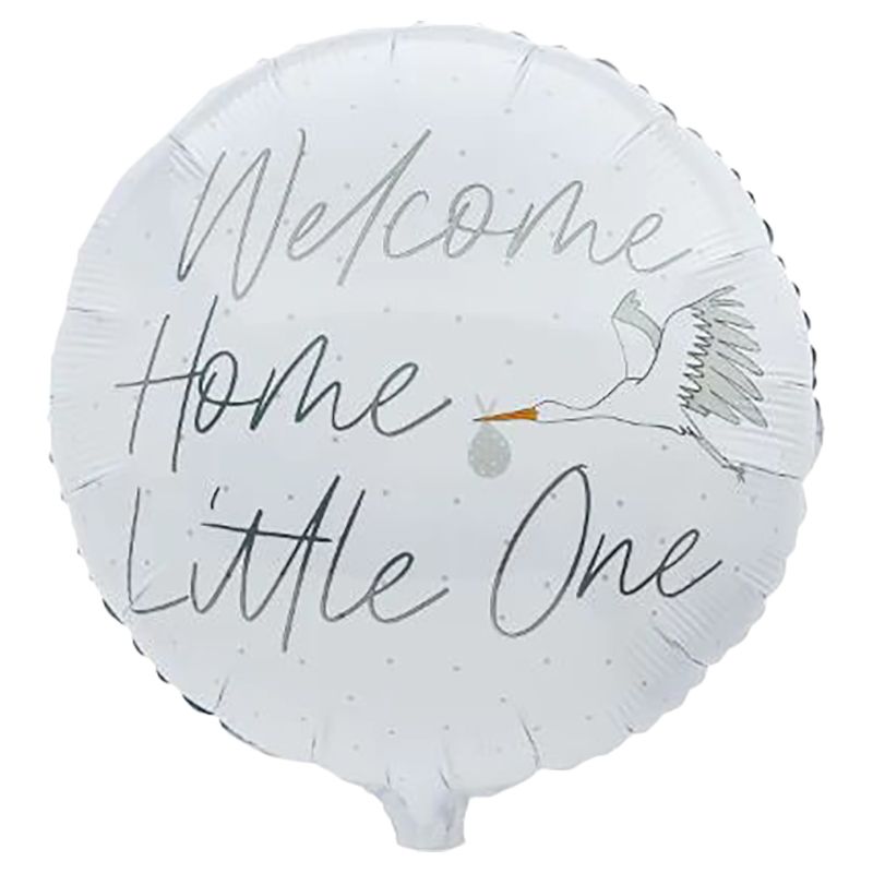 Hootyballoo - 'Welcome Little One' Foil Balloon - 22-Inch