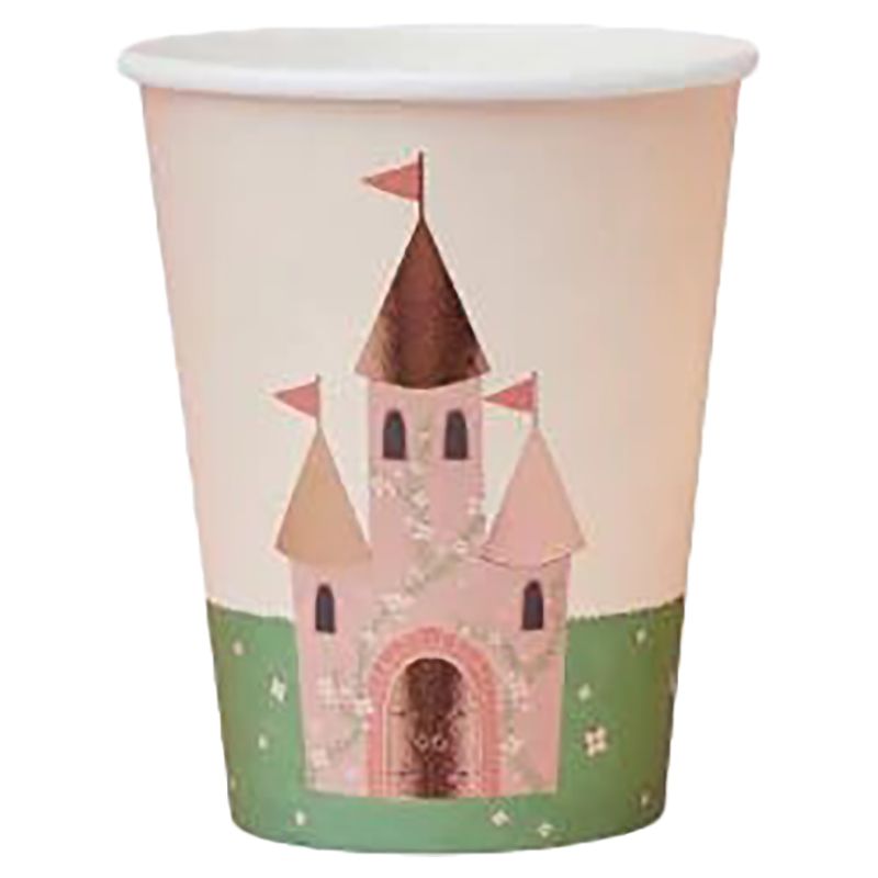 Hootyballoo - Castle Paper Cup - 8Oz - 8pcs