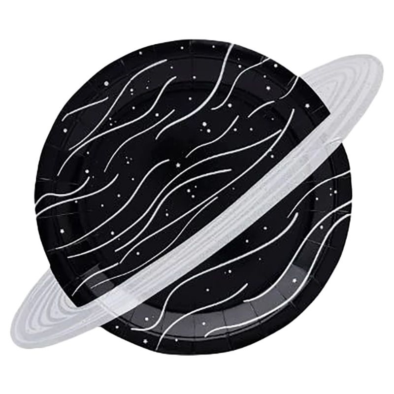 Hootyballoo - Planet Paper Plates - 27.5 x 17 cm - 8pcs