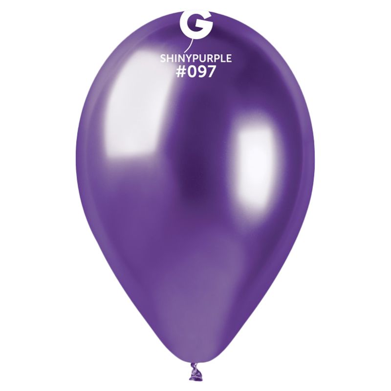 Gemar - Latex Balloon - Shiny Purple - 13-inch - 50pcs