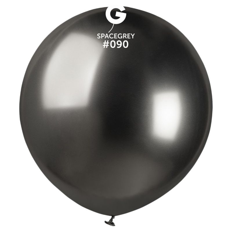 Gemar - Shiny Space Grey Balloon - 19-inch - 3pcs