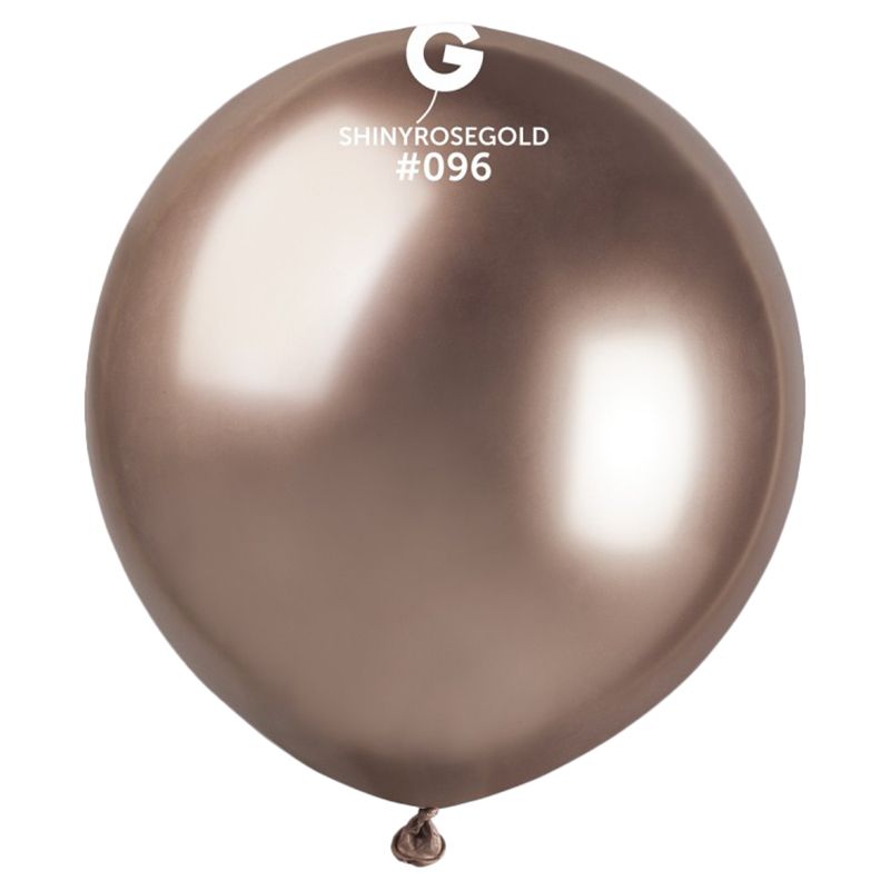 Gemar - Shiny Rose Gold Balloon - 19-inch - 3pcs