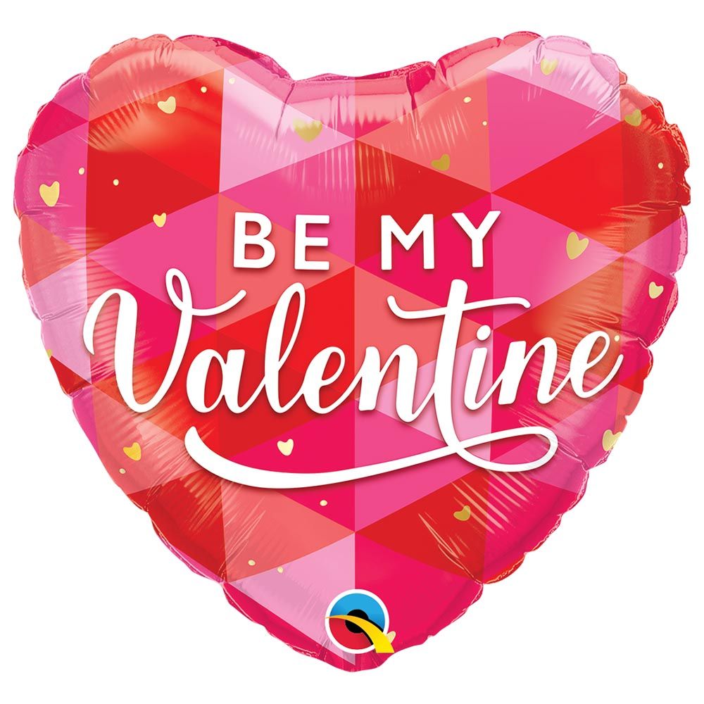 كوالاتيكس - بالون فويل - Be My Valentine قلب - 18 إنش