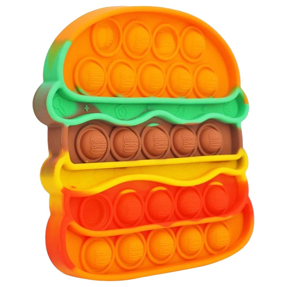 Squizz Toys - Pop The Bubble Burger Toy - 5 Inch