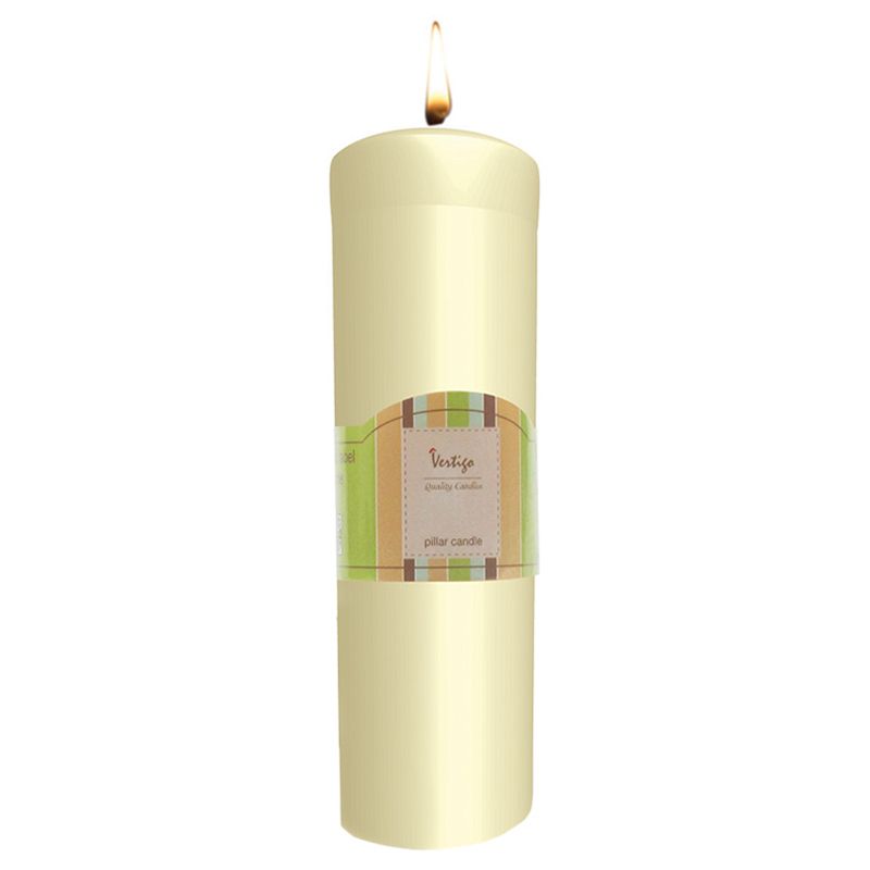 Vertigo - Pillar Candle 3 x 9 inch - Ivory 