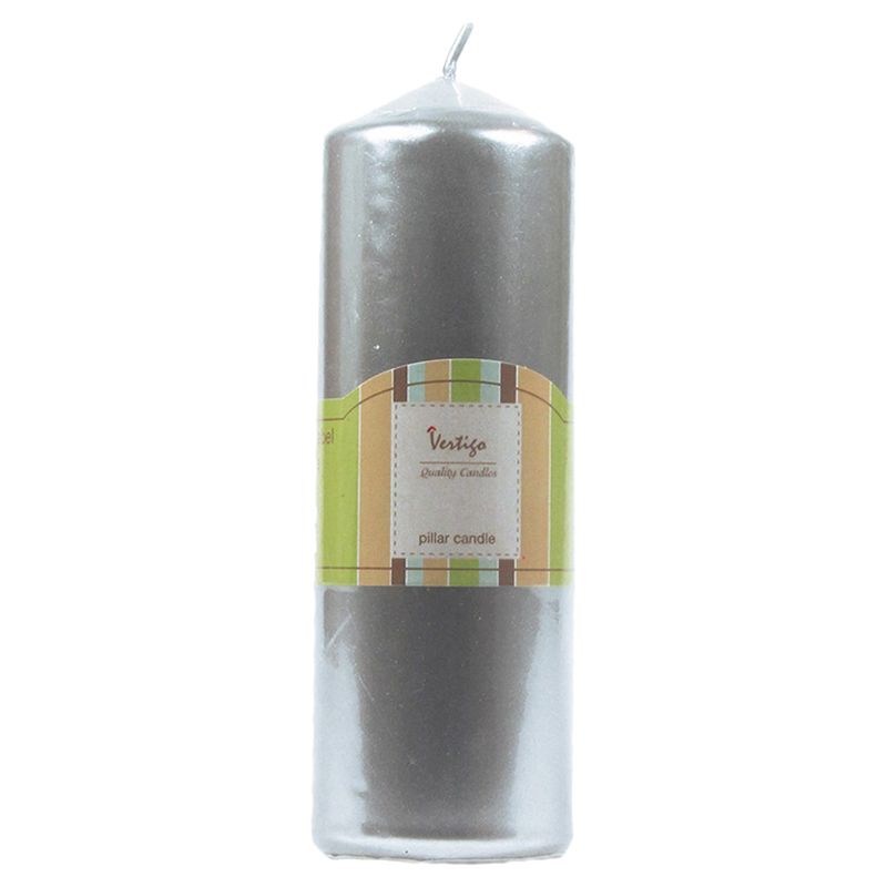 Christmas Magic - Pillar Candle - Silver