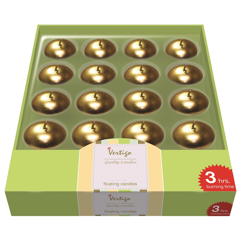 Vertigo - Floating Candle - 50pcs - Gold