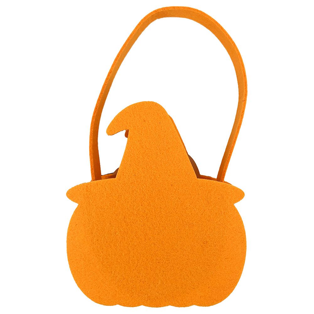 Party Magic - Pumpkin Felt Bag W/ Black Hat