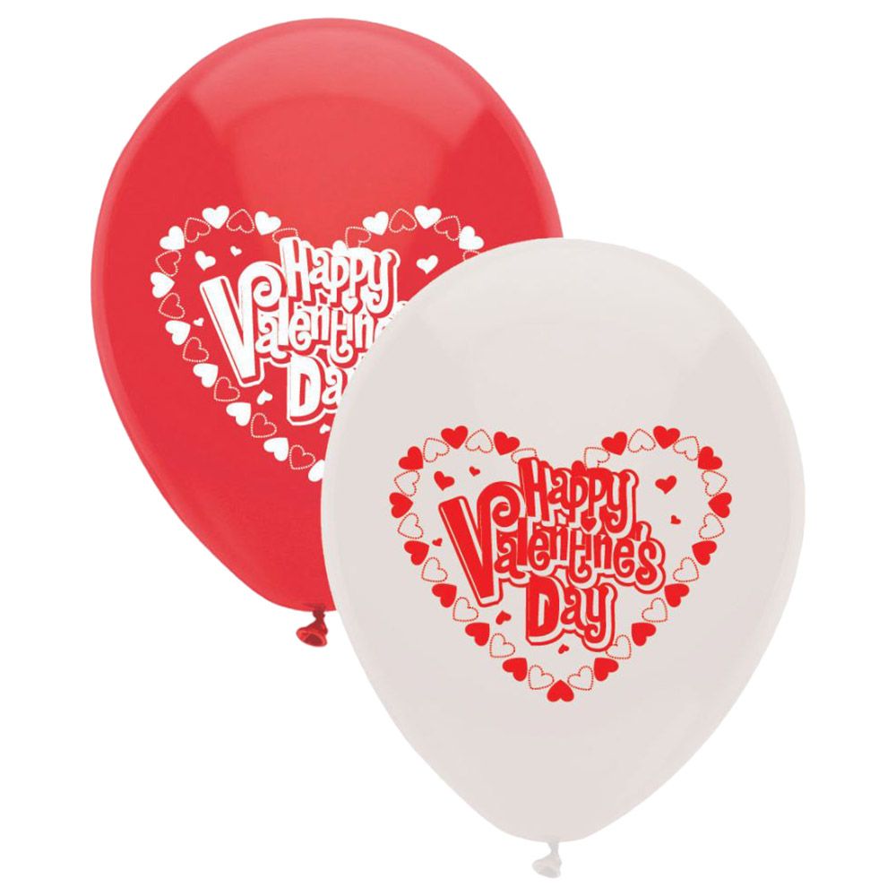 Party Magic - Happy Valentines Day Printed Balloons - 10pcs