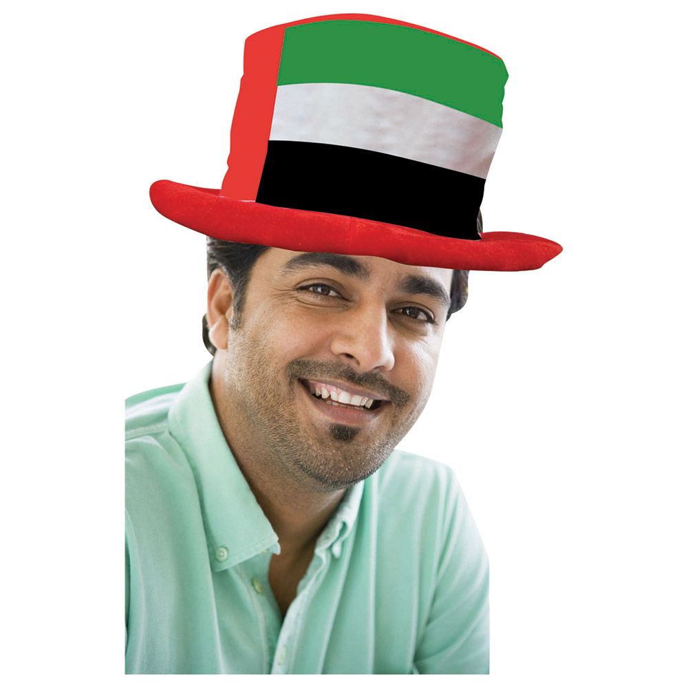 Party Magic - U.A.E Top Hat - Red/Green/White/Black