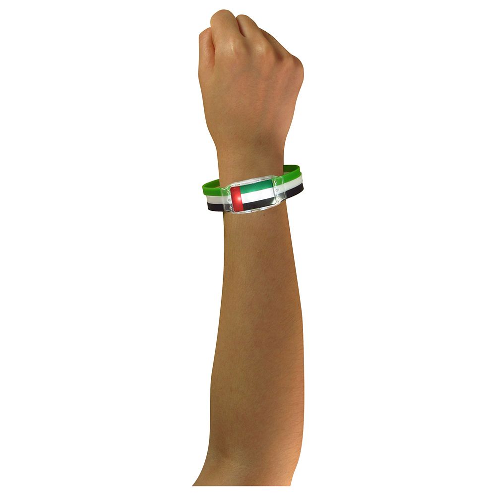 Party Magic - UAE Led Bracelet - Red/Green/White/Black