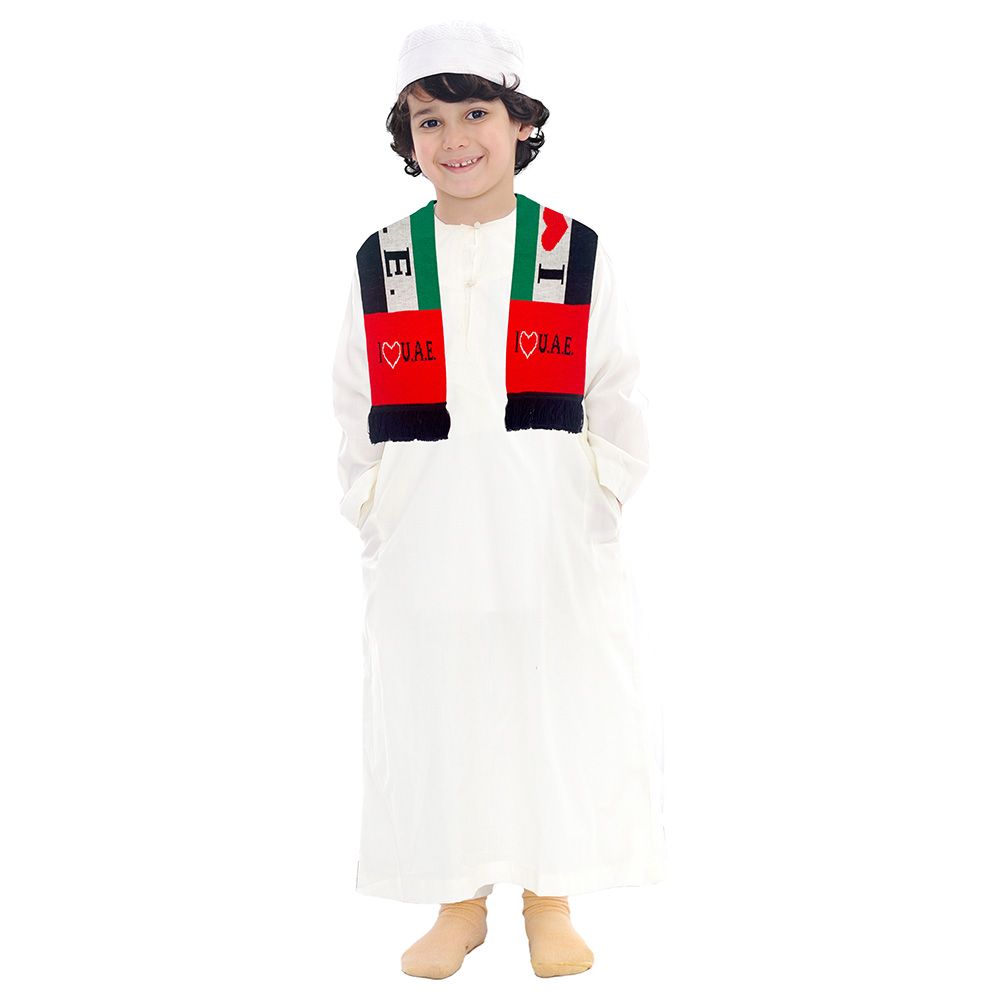 Party Magic - UAE Scarf Child Size - Red/Green/White/Black